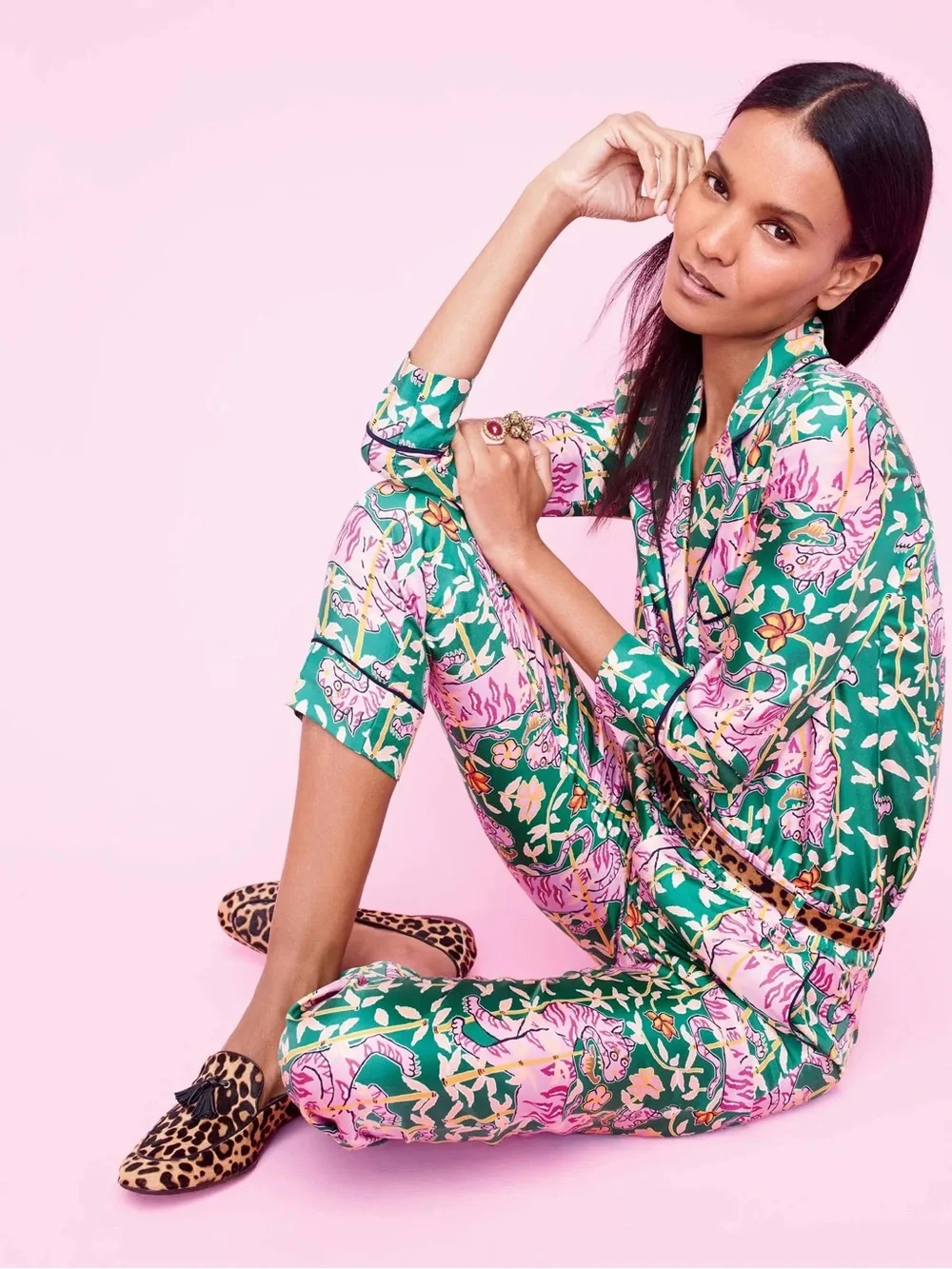 Drake for J Crew Collection Silk pajama set - Picture 2 of 15